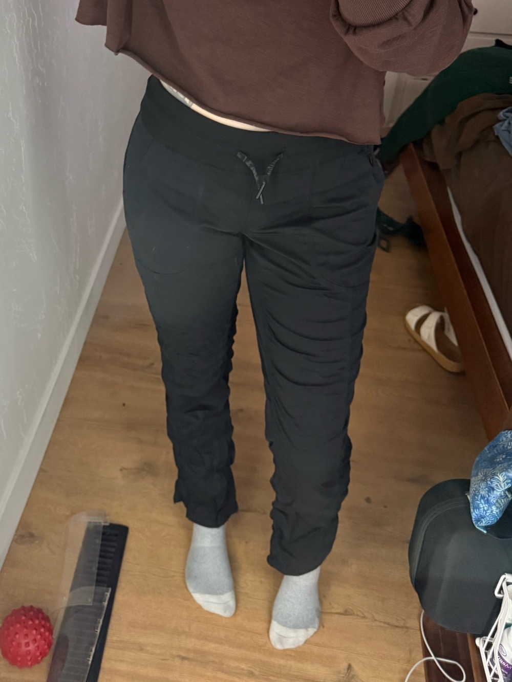The North Face Black Straight Leg Pants